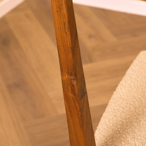 Swedish dining chairs in walnut by Karl Erik Ekselius