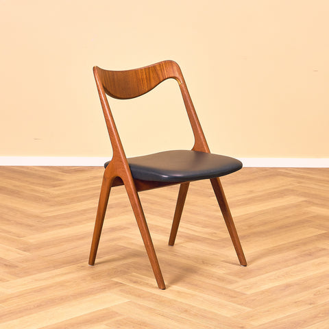 Swedish dining chairs in teak by Albin Johansson & Söner, Hyssna