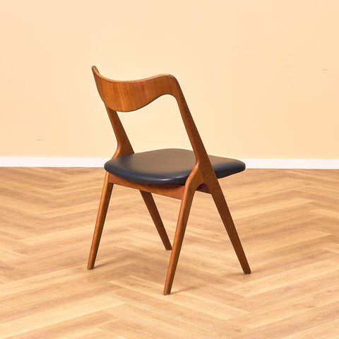 Swedish dining chairs in teak by Albin Johansson & Söner, Hyssna
