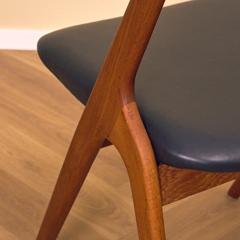 Swedish dining chairs in teak by Albin Johansson & Söner, Hyssna