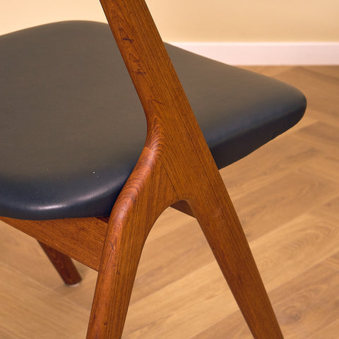 Swedish dining chairs in teak by Albin Johansson & Söner, Hyssna