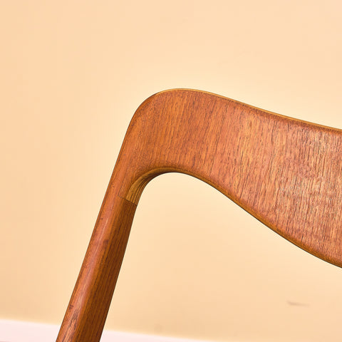 Swedish dining chairs in teak by Albin Johansson & Söner, Hyssna