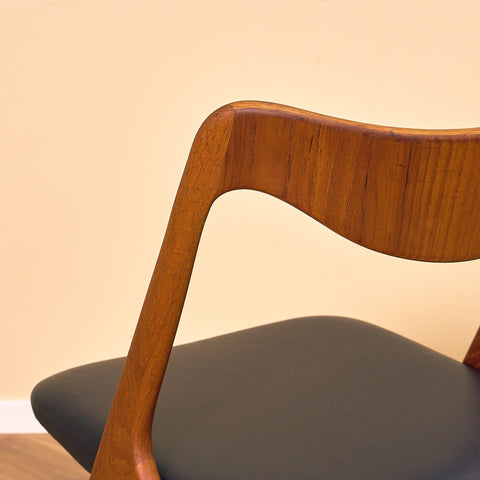 Swedish dining chairs in teak by Albin Johansson & Söner, Hyssna