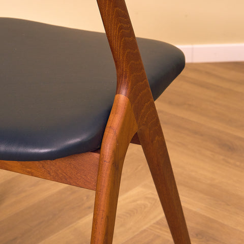 Swedish dining chairs in teak by Albin Johansson & Söner, Hyssna