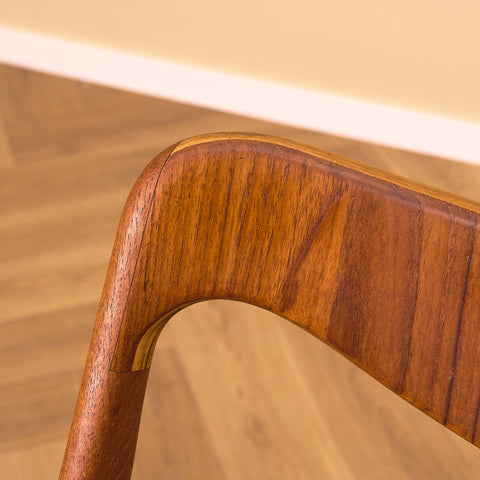 Swedish dining chairs in teak by Albin Johansson & Söner, Hyssna