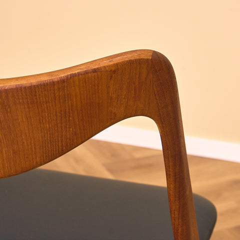Swedish dining chairs in teak by Albin Johansson & Söner, Hyssna