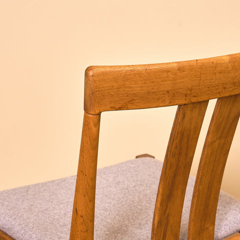 Swedish dining chairs in walnut, model 'Köln', by IKEA