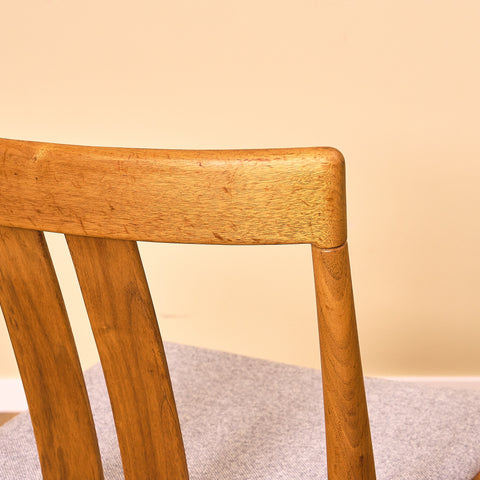 Swedish dining chairs in walnut, model 'Köln', by IKEA