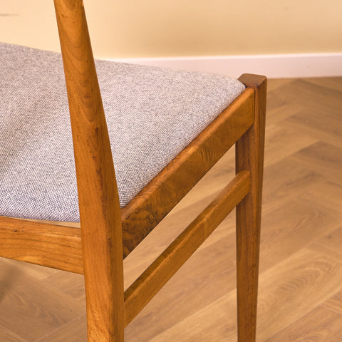 Swedish dining chairs in walnut, model 'Köln', by IKEA