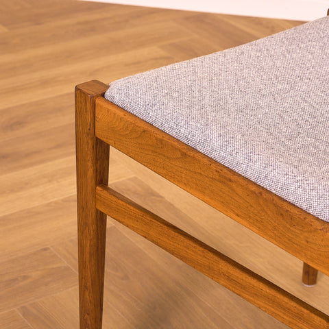 Swedish dining chairs in walnut, model 'Köln', by IKEA