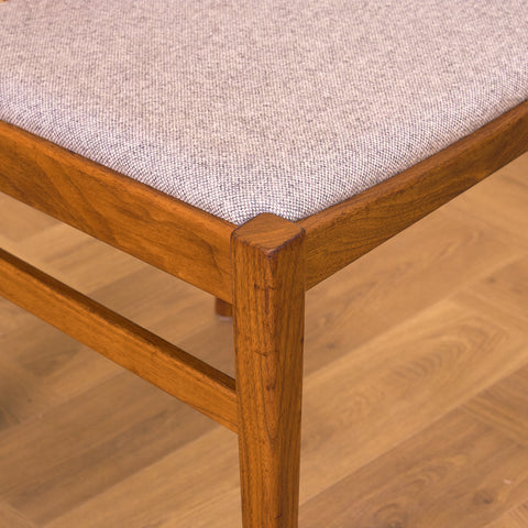 Swedish dining chairs in walnut, model 'Köln', by IKEA