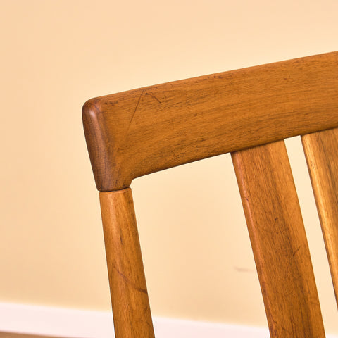 Swedish dining chairs in walnut, model 'Köln', by IKEA