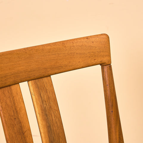 Swedish dining chairs in walnut, model 'Köln', by IKEA