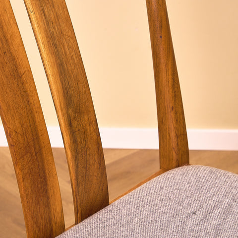 Swedish dining chairs in walnut, model 'Köln', by IKEA