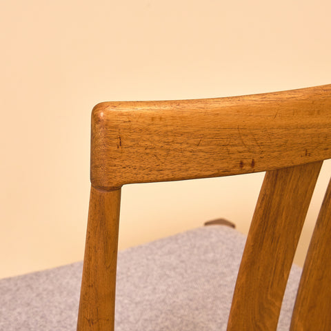 Swedish dining chairs in walnut, model 'Köln', by IKEA