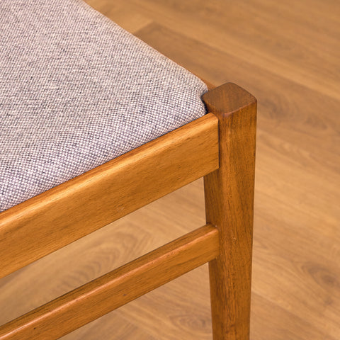 Swedish dining chairs in walnut, model 'Köln', by IKEA