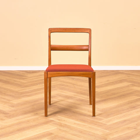 Swedish dining chairs in teak