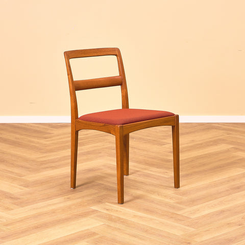 Swedish dining chairs in teak