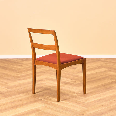 Swedish dining chairs in teak