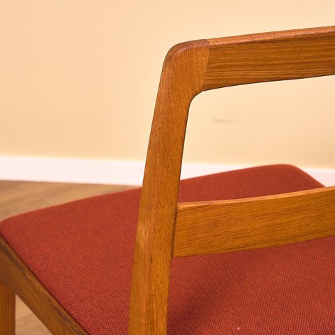 Swedish dining chairs in teak