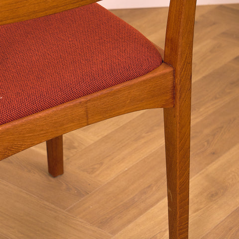Swedish dining chairs in teak