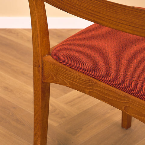 Swedish dining chairs in teak