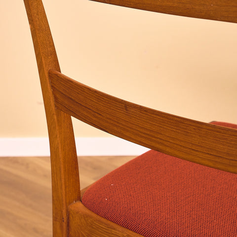 Swedish dining chairs in teak