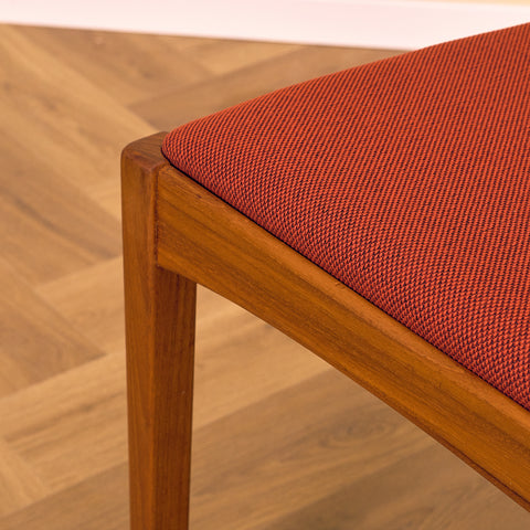 Swedish dining chairs in teak