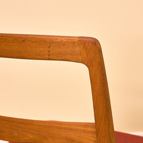 Swedish dining chairs in teak
