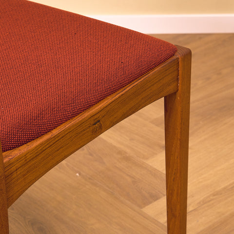 Swedish dining chairs in teak