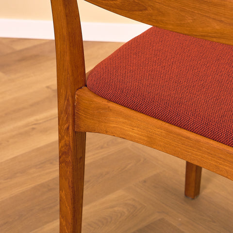 Swedish dining chairs in teak