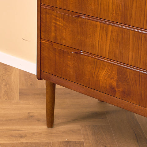 Danish chest of drawers in teak by Erling Torvits
