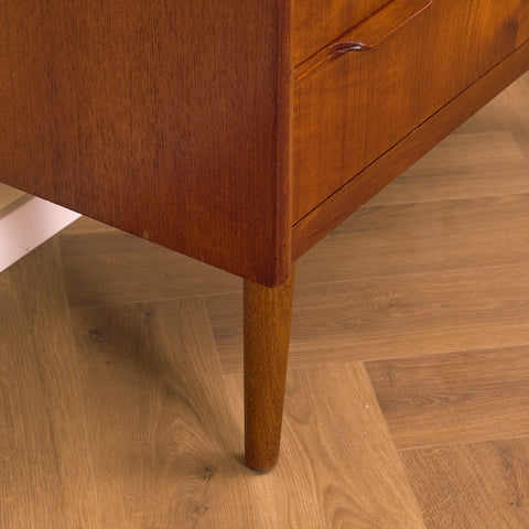 Danish chest of drawers in teak by Erling Torvits