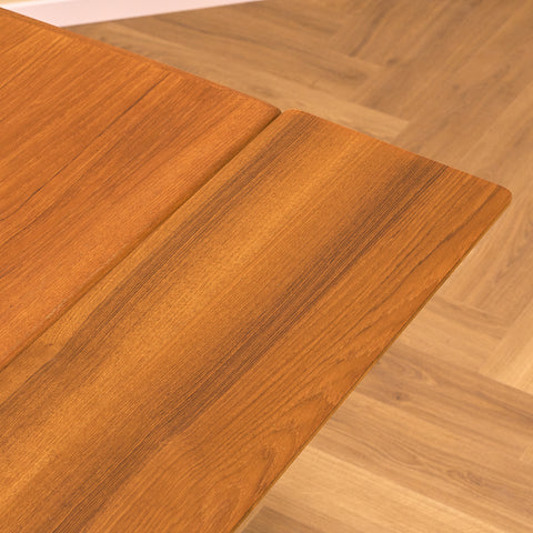 Swedish coffee table in teak & beech by Emmaboda Möbelfabrik