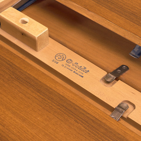 Swedish coffee table in teak & beech by Emmaboda Möbelfabrik