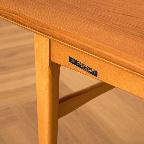 Swedish coffee table in teak & beech by Emmaboda Möbelfabrik