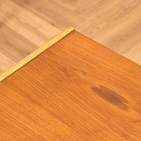 Swedish bedside tables in teak and oak by Carlström & Co Möbelfabrik