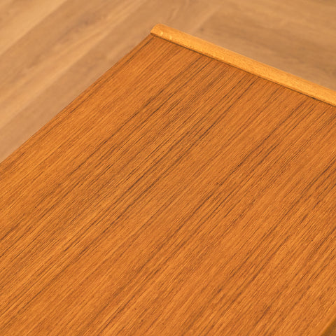 Swedish bedside tables in teak and oak by Carlström & Co Möbelfabrik