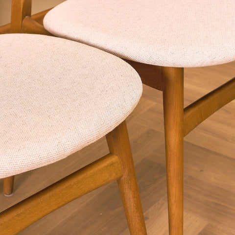 Swedish dining chairs in beech