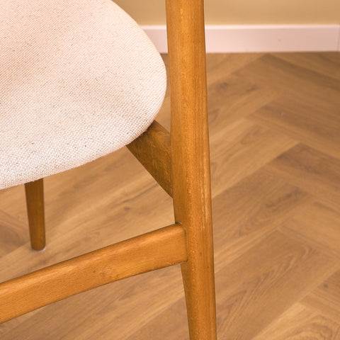 Swedish dining chairs in beech