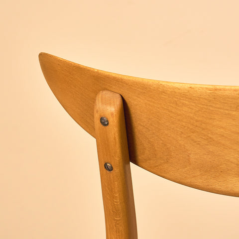 Swedish dining chairs in beech