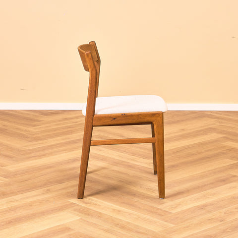 Danish dining chairs in oak by Erik Kirkegaard