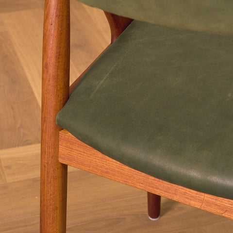 Danish dining chairs in teak, model 31 by Kai Kristiansen