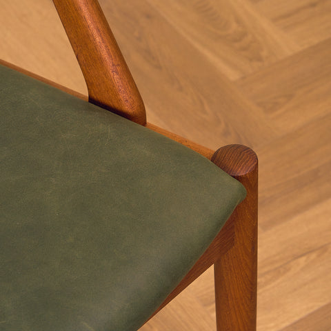 Danish dining chairs in teak, model 31 by Kai Kristiansen