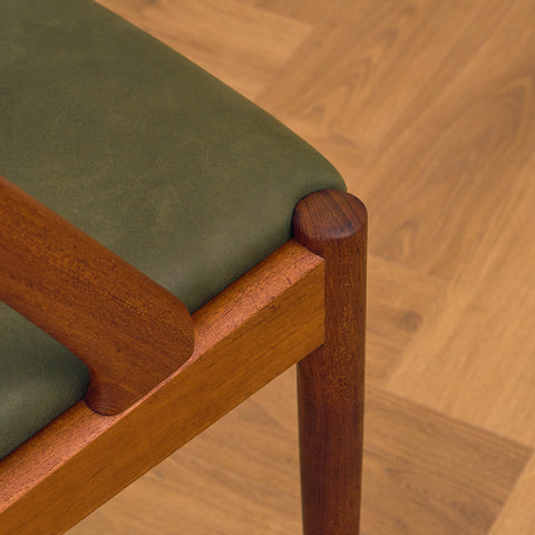 Danish dining chairs in teak, model 31 by Kai Kristiansen