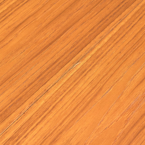 Swedish round dining table in teak and beech