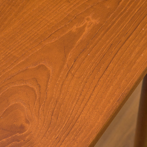 Swedish dining table in teak and beech