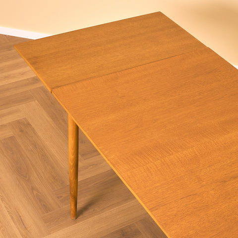 Swedish dining table in teak by Edsbyverken