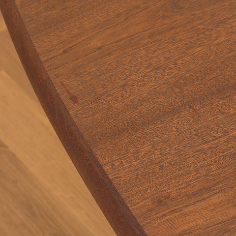 Danish oval dining table in mahogany by Skovby Møbelfabrik