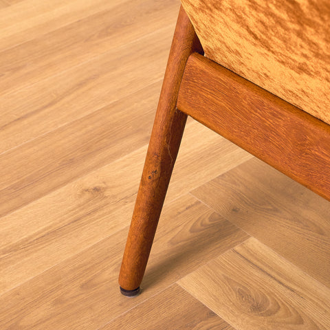 Swedish armchair in teak by Bröderna Andersson, Ekenässjön